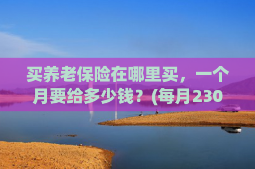 买养老保险在哪里买，一个月要给多少钱？(每月2300元养老金！城乡居民养老这样交钱，退休直接躺赢)