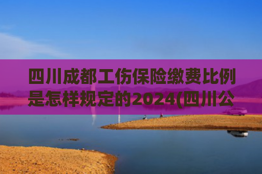 四川成都工伤保险缴费比例是怎样规定的2024(四川公布2024年度职工三项社会保险缴费基数标准)