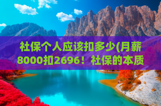 社保个人应该扣多少(月薪8000扣2696！社保的本质是税还是福利？读完这篇马上就懂)