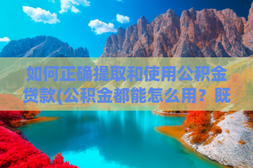 如何正确提取和使用公积金贷款(公积金都能怎么用？既提又贷 多地出台优化政策)